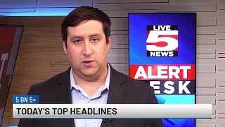 VIDEO: LIVE 5 ALERT DESK: Beaufort Police arrest suspect after 'disturbance' at school