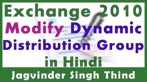 ✅ Modify Dynamic Distribution Group Membership by editing various conditions in Exchange Server 2010