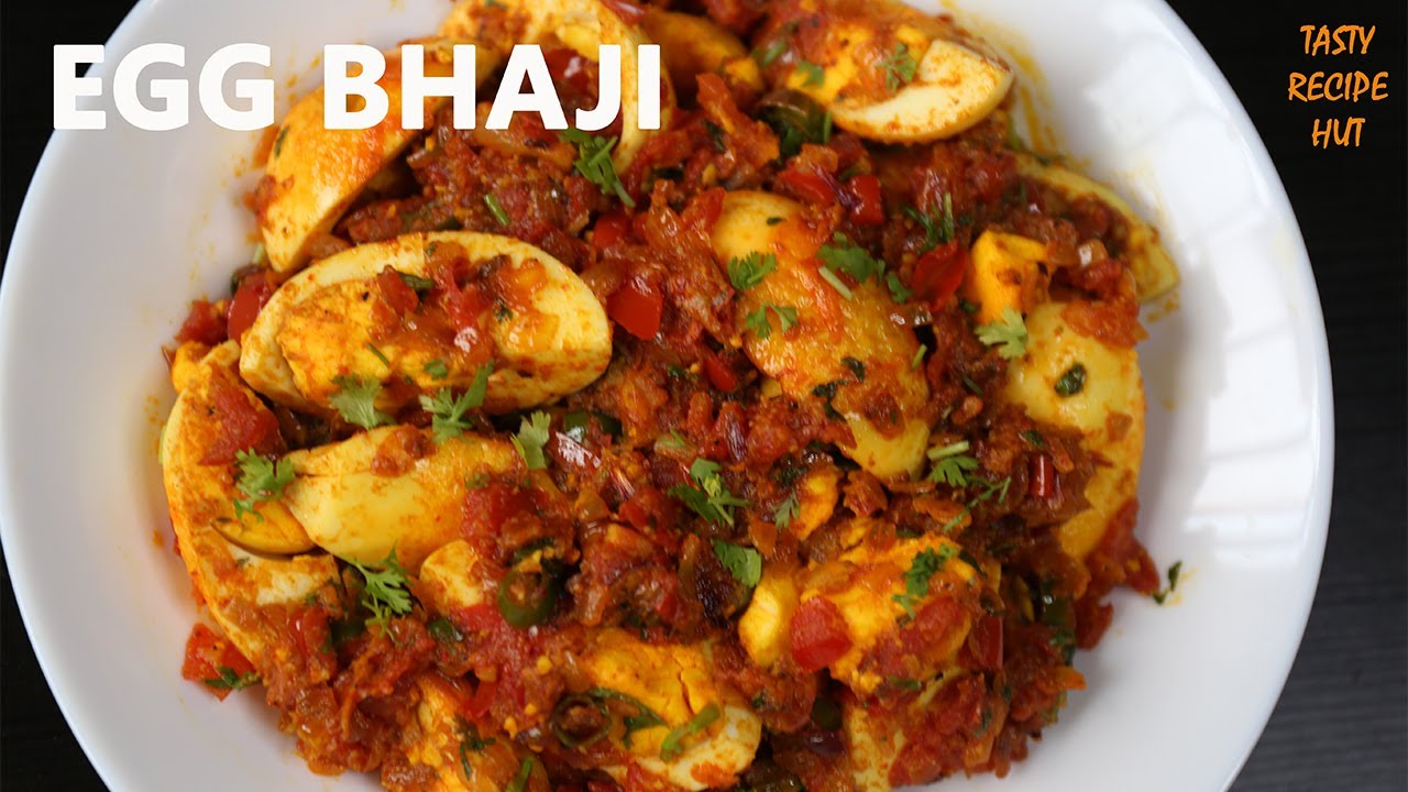 Boiled Egg bhaji ! Egg Recipe | Tasty Recipe Hut