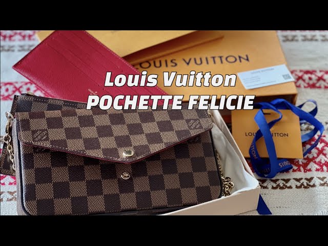 Louis Vuitton Felicie pochette Damier Ebene canvas GHW