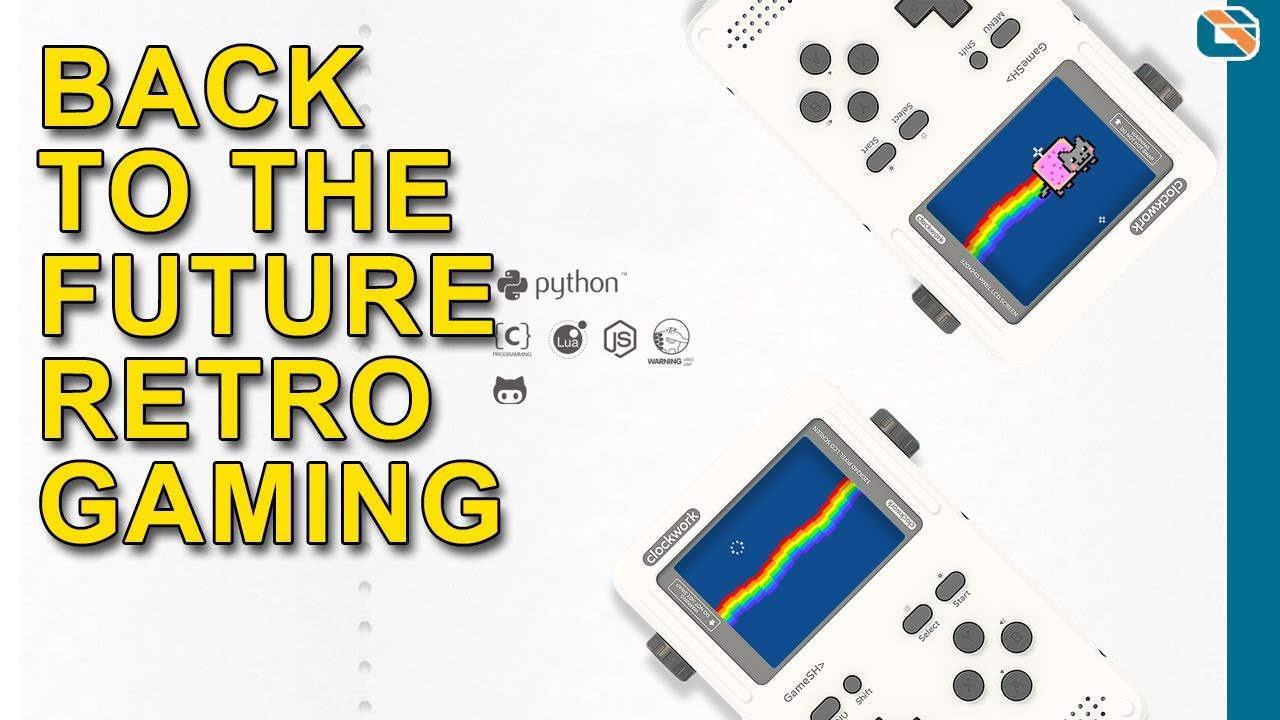 Clockwork GameShell Retro Portable Game Console Review YouTube