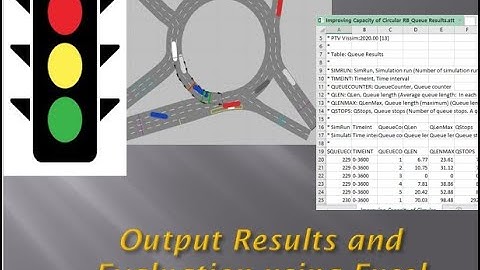 PTV Vissim Result and Evaluation using Excel Part 2