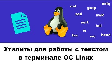 Утилиты для работы с текстом в терминале ОС Linux