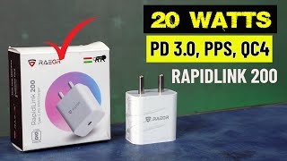 🛠Testing 20W PD Adapter: #RAEGR #RapidLink_200 ✔