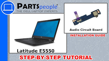 Dell Latitude E5550 Audio Circuit Board Replacement Video Tutorial