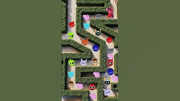 Peppa Pig EATS only ALL Sprunki in labyrinth Sprunki Fix #animation #sprunki #funny