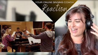 Pentatonix - Recording of Evergreen - Vocal Coach Reaction & Analysis