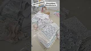 DIRECT FROM AHMEDABAD MANUFACTURER | PREMIUM WHITE GROUND COTTON KING SIZE BEDSHEETS
