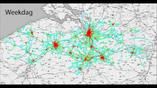Fietstelweek 2015 - Heatmap Van Fietstelapp