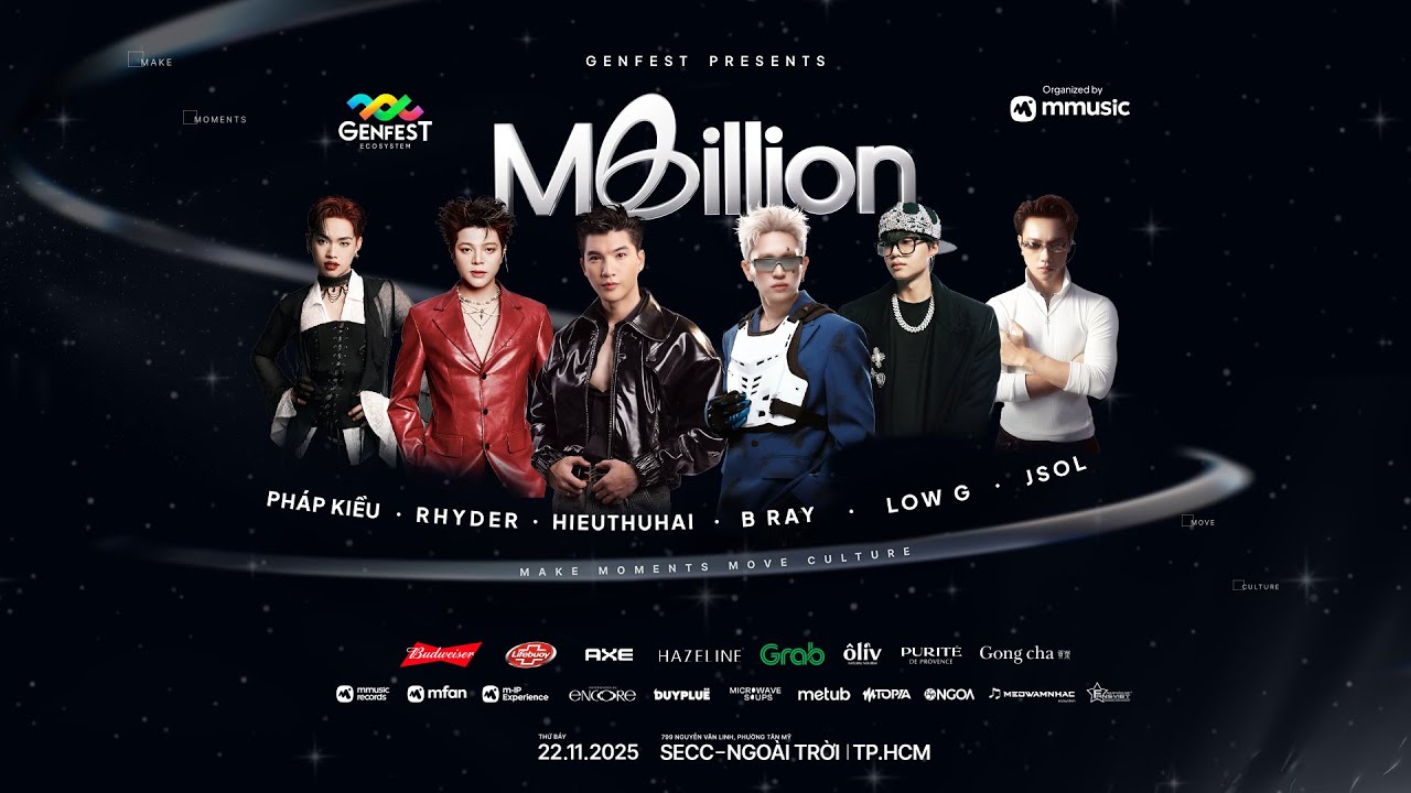 GENFEST PRESENTS MBILLION 🔥 LỄ HỘI ÂM NHẠC QUY TỤ NHỮNG MÀN TRÌNH DIỄN ĐỘC ĐÁO DUY NHẤT TẠI VIỆT NAM