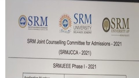 SRMJEEE Result 2021  srmjeee result out 2021  srm jee result