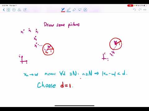 Convergent sequences are