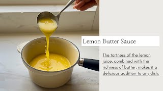 Easy Home-made Lemon Butter Sauce | Cooking with Zahra