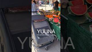 Wochenmarkt mit dem Yuuna🥰 #croozer  #fahrrad #kinderwagen #buggy