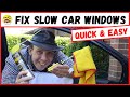 How To Fix Slow Electric Car Windows (Make Power Windows Faster)