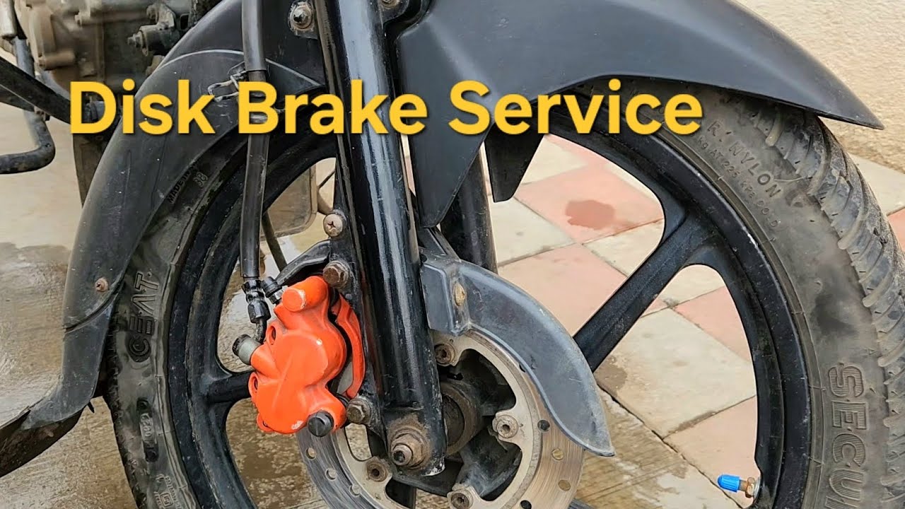 Bajaj Discover 125 Disk Brake Service