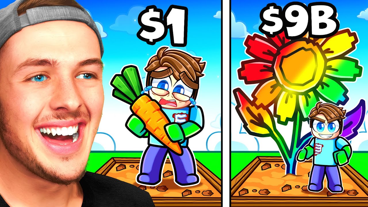 Заработайте ТРИЛЛИОНЫ в Roblox. Вырастите сад!
