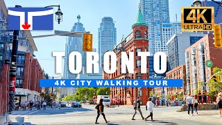 Walking Toronto's Downtown Old Town District | 4K Walking Tour [4K Ultra HDR/60fps]