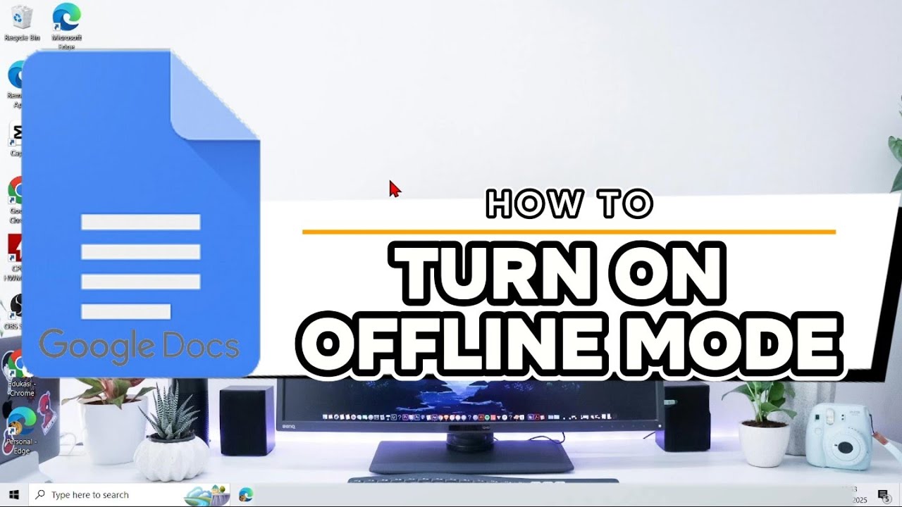 How To Turn On Offline Mode Google Docs - YouTube