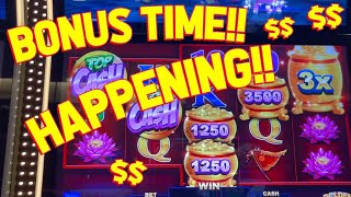 WE DOUBLED!! with VLR with Slotman Jack on Top Cash and Lucky Nuggets and Golden Cash Slot Machine!!