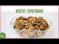 APERITIVO VEGANO [fácil y rápido]: Nueces especiadas