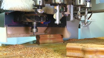 Milling a Railing Component on a CNC Router