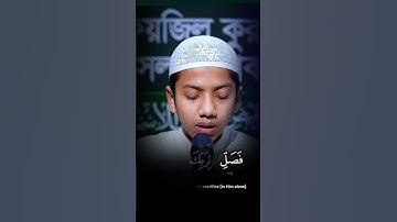 সূরা আল কাওসার سورة الكوثر প্রাচুর্য Surah Al Kawthar হাফেজ সালেহ আহমাদ তাকরিম Hafez Saleh Ahmad