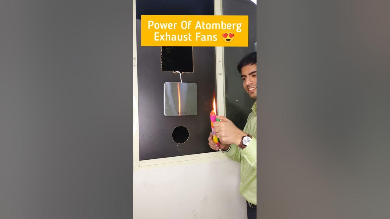 Atomberg Studio Stainless Steel 150mm BLDC Exhaust Fan | High Speed, Silent & Only Consume 7.5W π€ Atomberg Studio Stainless Steel 150mm BLDC Exhaust Fan | High Speed, Silent & Only Consume 7.5W π€