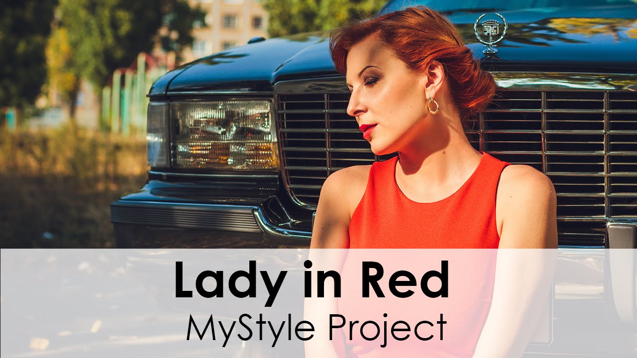 Starlet in red and Cadillac Fleetwood ♛ MyStyle Project