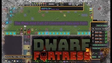 Dwarf Fortress Premium First Look Volcano Fortress Magma Power FUN!