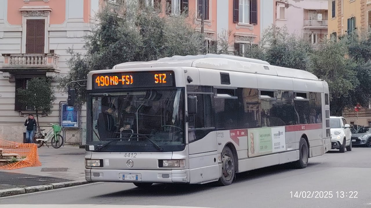 irisbus cityclass cursor CNG Mat 4390 di atac roma in servizio sulla ...