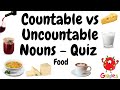 Esl countable and uncountable noun quiz