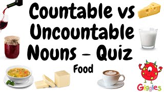ESL Countable and Uncountable Noun quiz