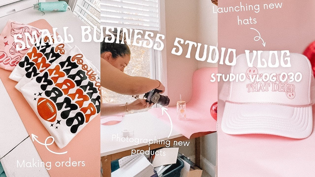 Day in the Life of a Small Business Owner, Packing Orders, Studio Vlog ...