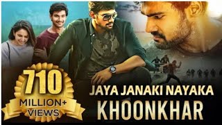 Jaya Janaki Nayaka KHOONKHAR | FullHindi Dubbed Movie |BellamkondaSreenivas, Rakul Preet Singh