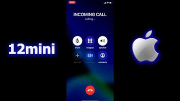 iPhone 12 mini Incoming Call (Screen Video)