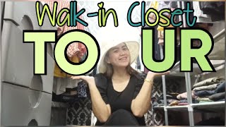 WALK-IN CLOSET TOUR | ON A BUDGET WALK-IN CLOSET | MERCY SINUHIN