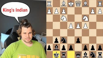 Magnus Carlsen Tries King
