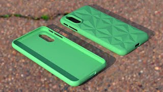 How to Draw a Textured Mobile Case | SOLIDWORKS
