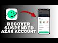 How to Recover an Azar Suspended Account