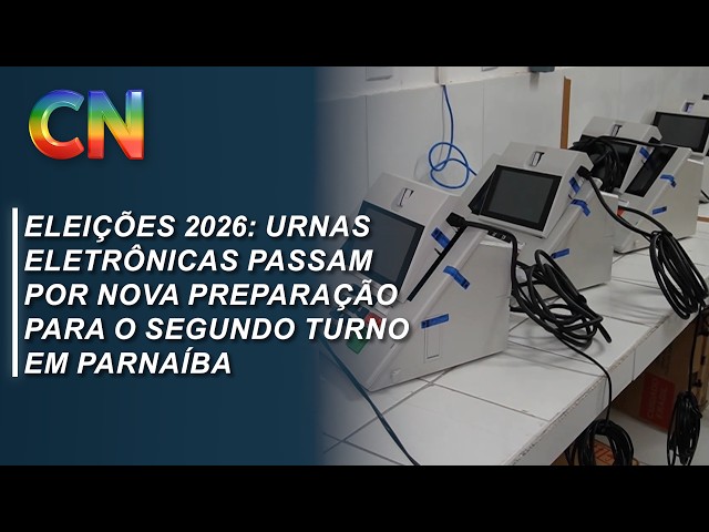 Eleições 2026: Urnas eletrônicas passam por nova preparação para o segundo turno em Parnaíba
