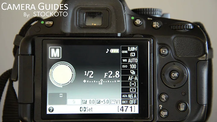 How to set Auto Focus AF point selection on a Nikon D5100 , D5200, D5300