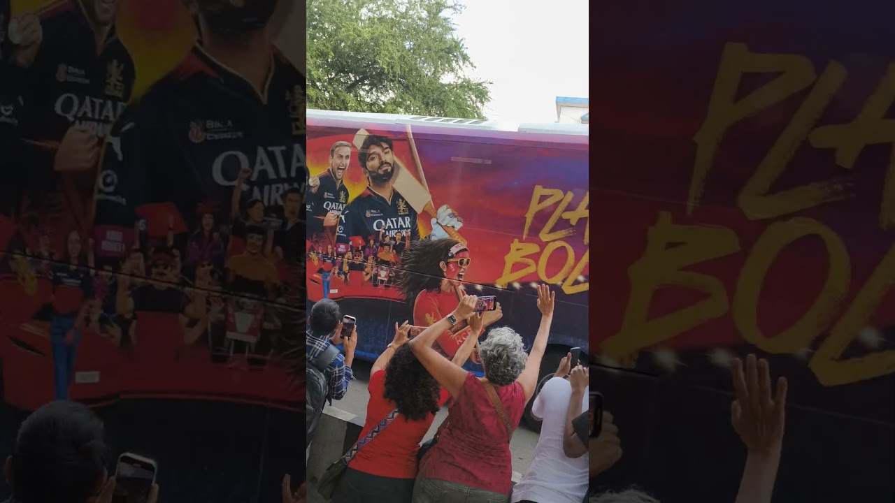 RCB Fans meet up accident day in Bengaluru