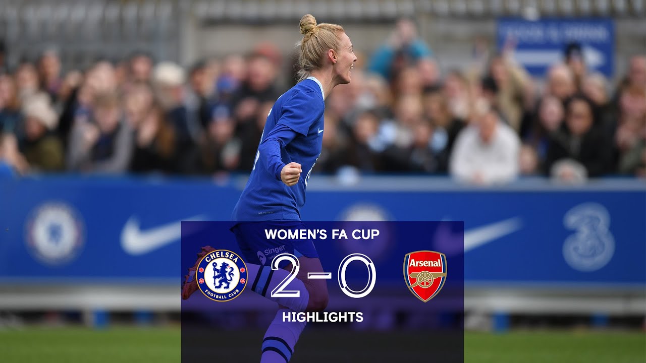 Chelsea v Arsenal | Highlights | Women's Cup - YouTube