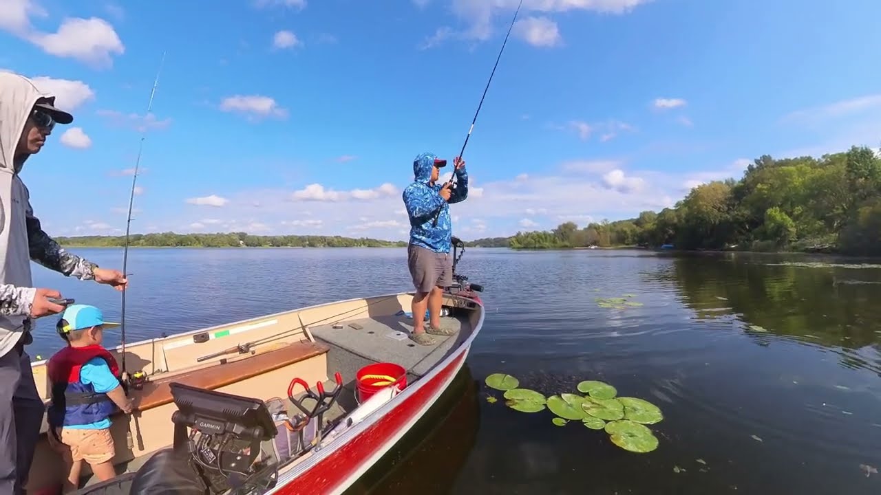 Fall bass fishing.