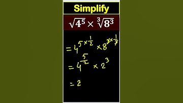 A Nice Olympiad Simplify exponent root ?#short #olympiad #mathematics #math