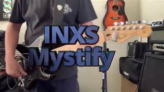 Video thumbnail of "Mystify - INXS - guitar cover"