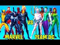 Fortnite TEAM DC vs TEAM MARVEL in Dance Battle! (Venom, Ghost Rider, The Joker, Harley Quinn..)