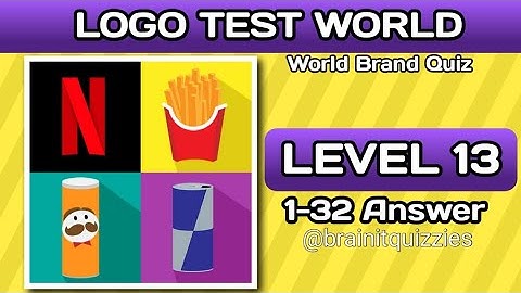Logo test world | brand quiz, level 13 answer. @brainitquizzes #logotest