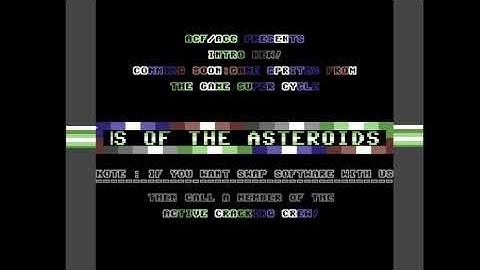 C64 Crack Intro: Acc ACF Intro V3 by Active Cracking Crew 1986